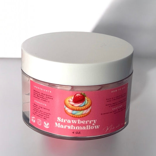 Strawberry Marshmallow Whipped Body Crème 🍓☁️
