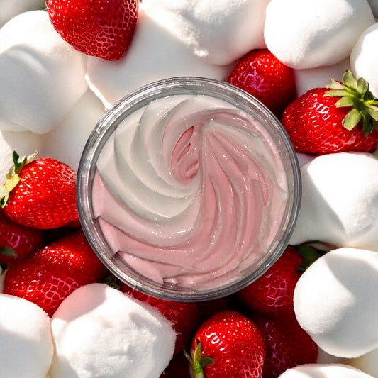 Strawberry Marshmallow Whipped Body Crème 🍓☁️